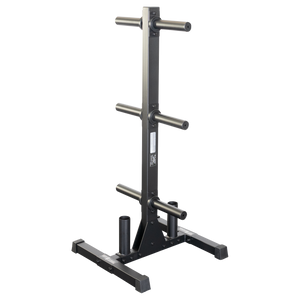 Best Fitness Olympic Weight Plate Tree & Barbell Holder