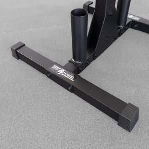 Best Fitness Olympic Weight Plate Tree & Barbell Holder