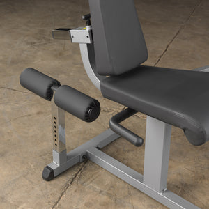 Body-Solid Cam Series Seated Leg Extension & Curl Machine (Black Finish)