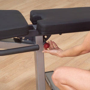 Body-Solid Leg Extension & Curl Machine (Black Finish)