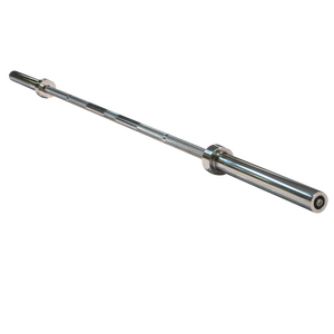 Body-Solid OB86 7 ft chrome Olympic barbell on a white background