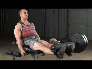 Body-Solid Cam Series Seated Leg Extension & Curl Machine (Black Finish)