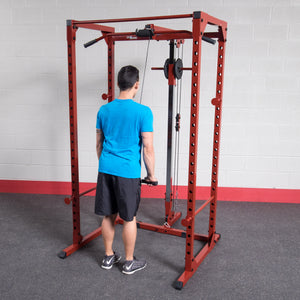 BFLA100 Lat Attachment — lat pulldown on the BFPR100R