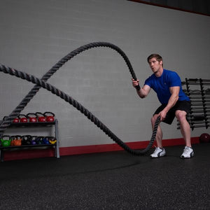 Body-Solid Tools battle ropes for full-body conditioning — view 6