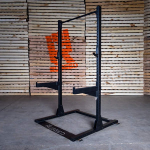 Rugged Series Half Rack (w Jcups/Spotter Arms).