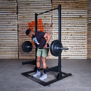 Rugged Series Half Rack (w Jcups/Spotter Arms).