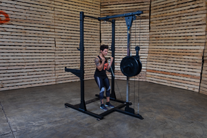 Lat Attachment for Y120 Rugged Series Half Rack (Rack Not Included).