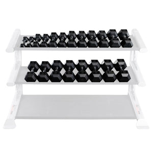 Body-Solid Rubber Coated Hex Dumbbell PACKAGE (235 Kg)