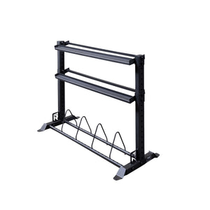 Rugged Series Weight Plate & Dumbbell Rack (Rack Only, Weights Not Included)