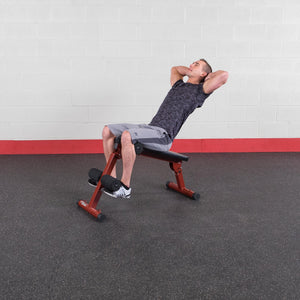 Best Fitness BFAB10B adjustable folding ab bench — view 5
