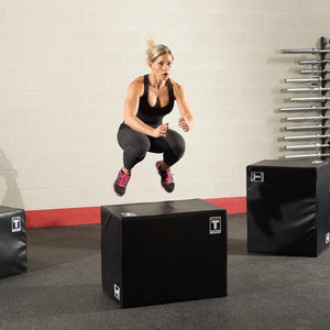 Body-Solid Tools 3 Way Soft Plyometric Box Black.