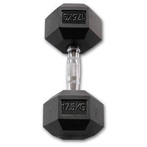 Body-Solid Rubber Coated Hex Dumbbell