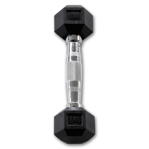 Body-Solid Rubber Coated Hex Dumbbell