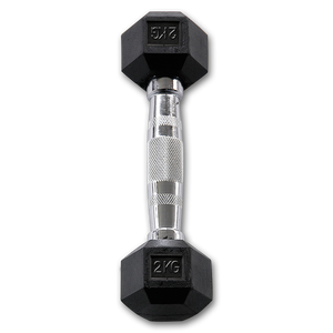 Body-Solid Rubber Coated Hex Dumbbell PACKAGE (235 Kg)