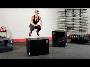 Body-Solid Tools 3 Way Soft Plyometric Box Black