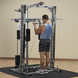 Lat Attachment for Powerline Smith Machine (Smith Machine Not Included).