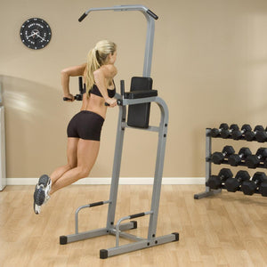 Powerline PVKC83X dip station with oversized grips