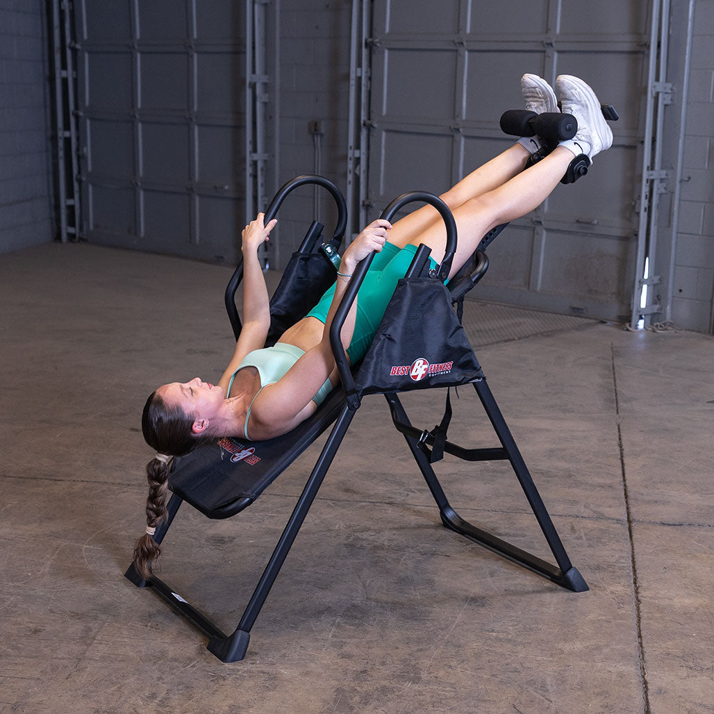 Best Fitness Inversion Therapy Table (Black Finish)