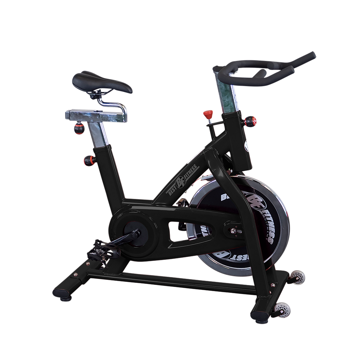 Best Fitness Chain Drive Indoor Cycling Bike (Black Finish)
