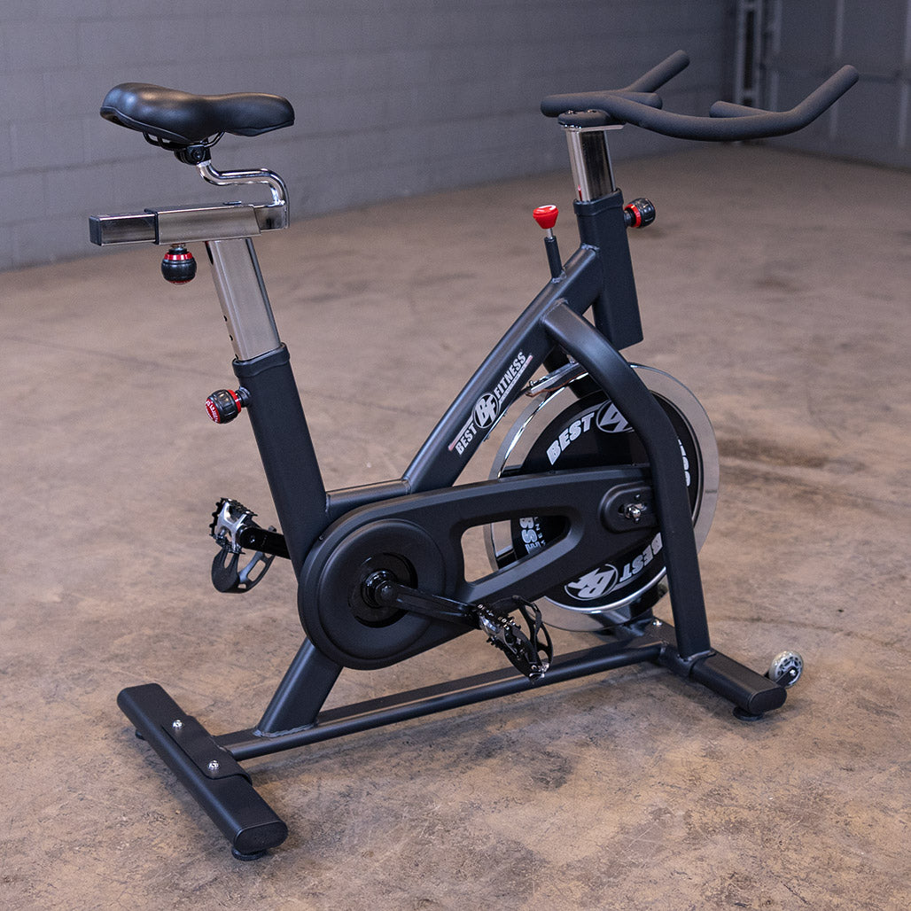 Best Fitness Chain Drive Indoor Cycling Bike (Black Finish)