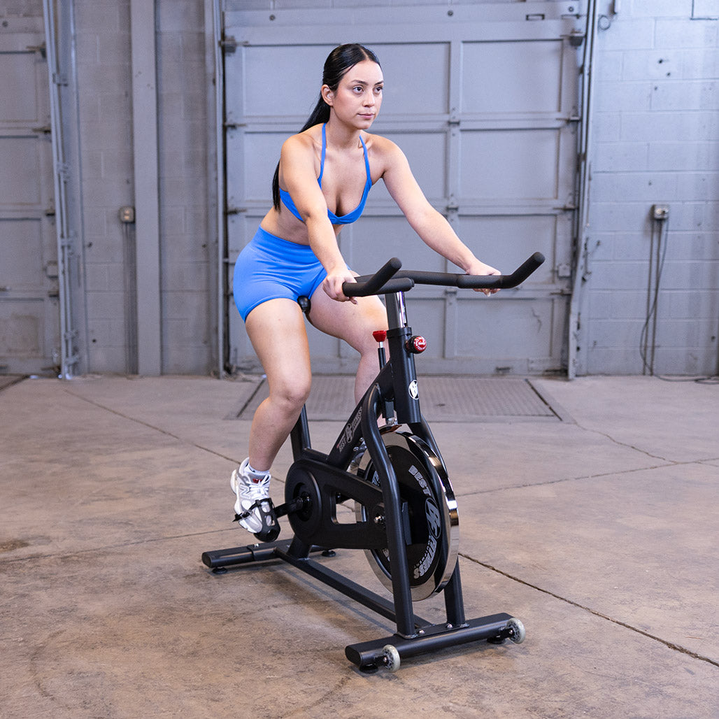 Best Fitness Chain Drive Indoor Cycling Bike (Black Finish)