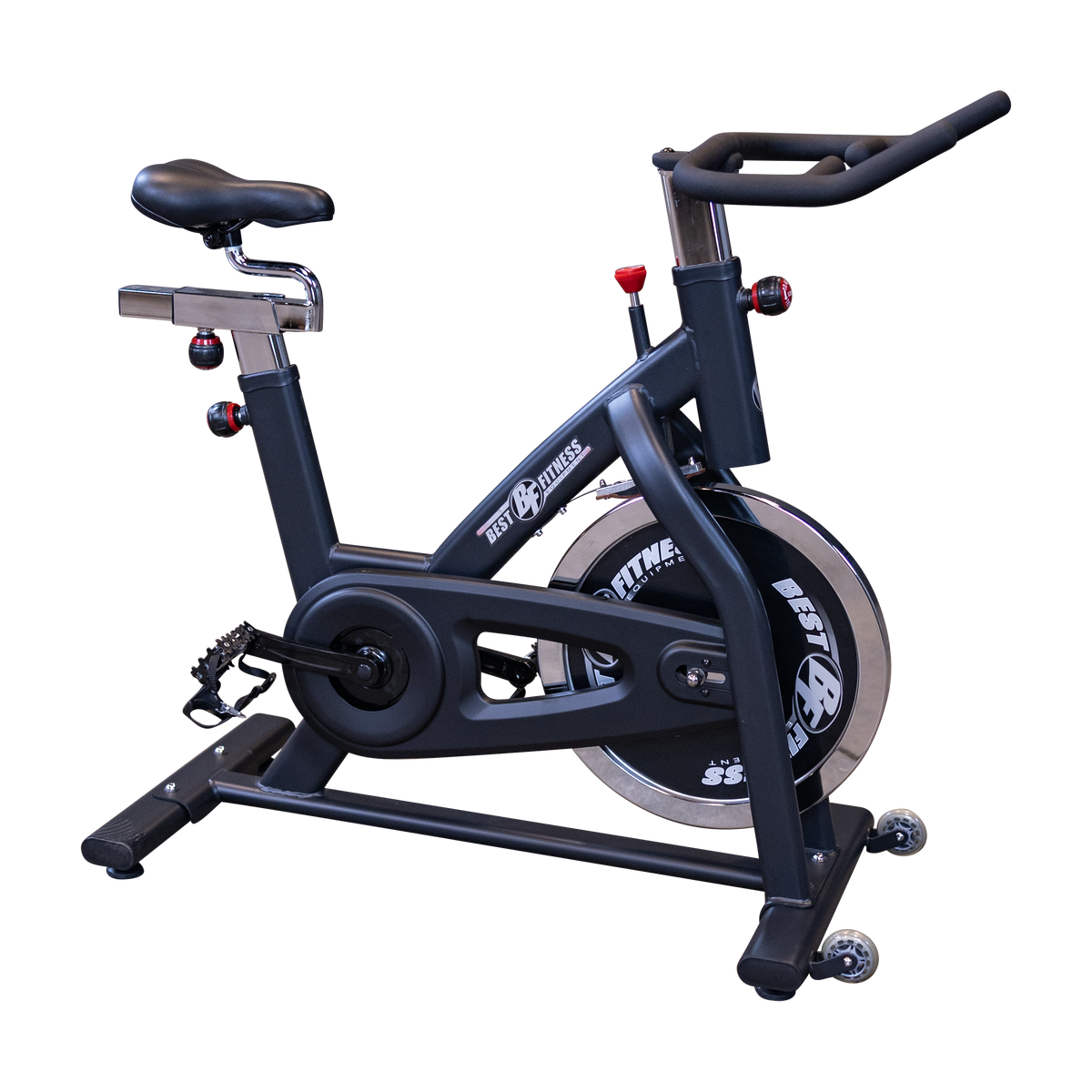 Best Fitness Chain Drive Indoor Cycling Bike (Black Finish)