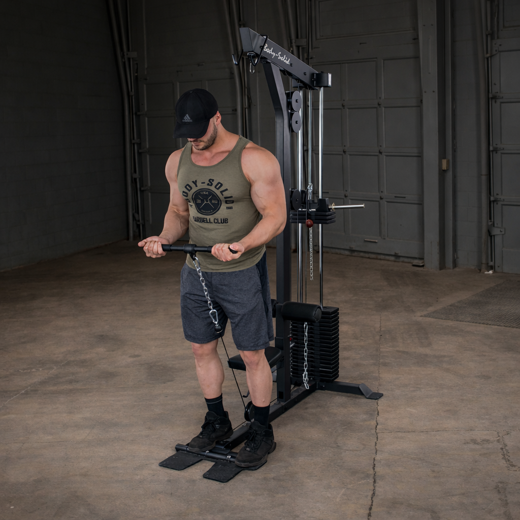 Body-Solid Pro Lat Machine (Plate Loaded)