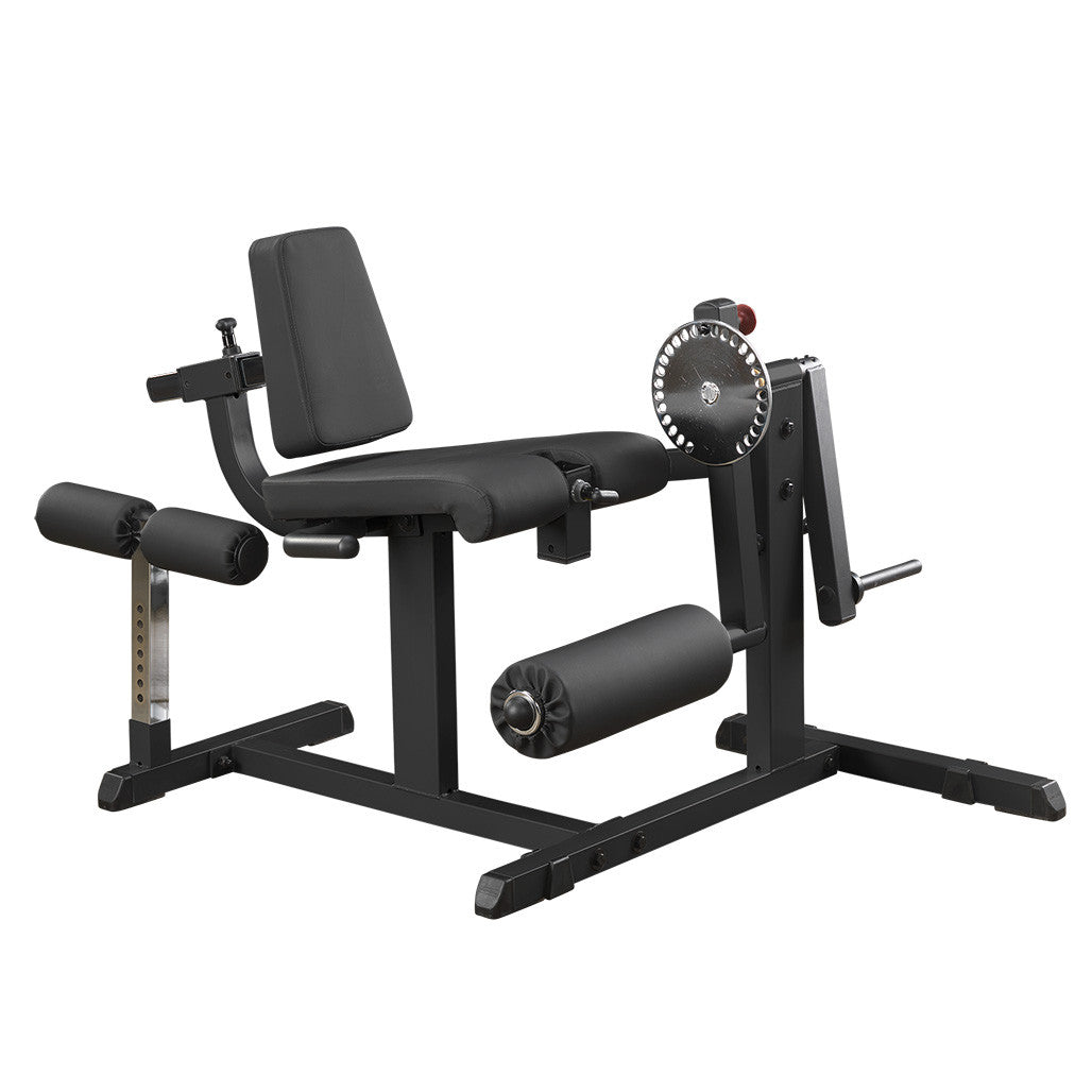 Body-Solid Cam Series Seated Leg Extension & Curl Machine (Black Finish)