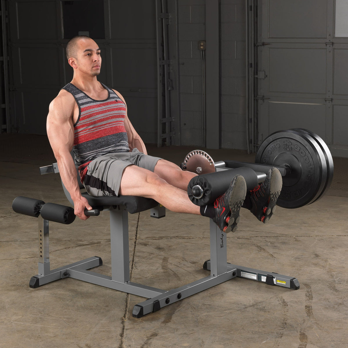 Body-Solid Cam Series Seated Leg Extension &amp; Curl Machine (Black Finish)