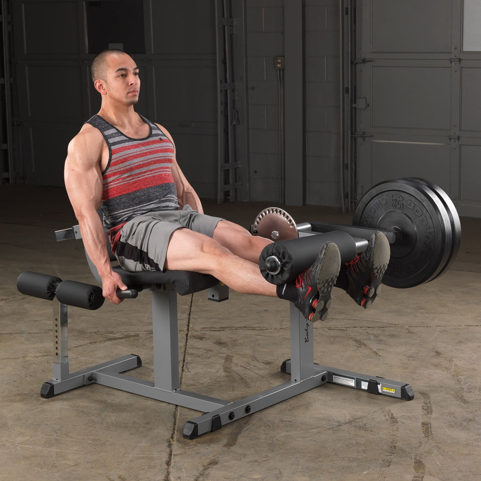 Body-Solid Cam Series Seated Leg Extension & Curl Machine (Black Finish)