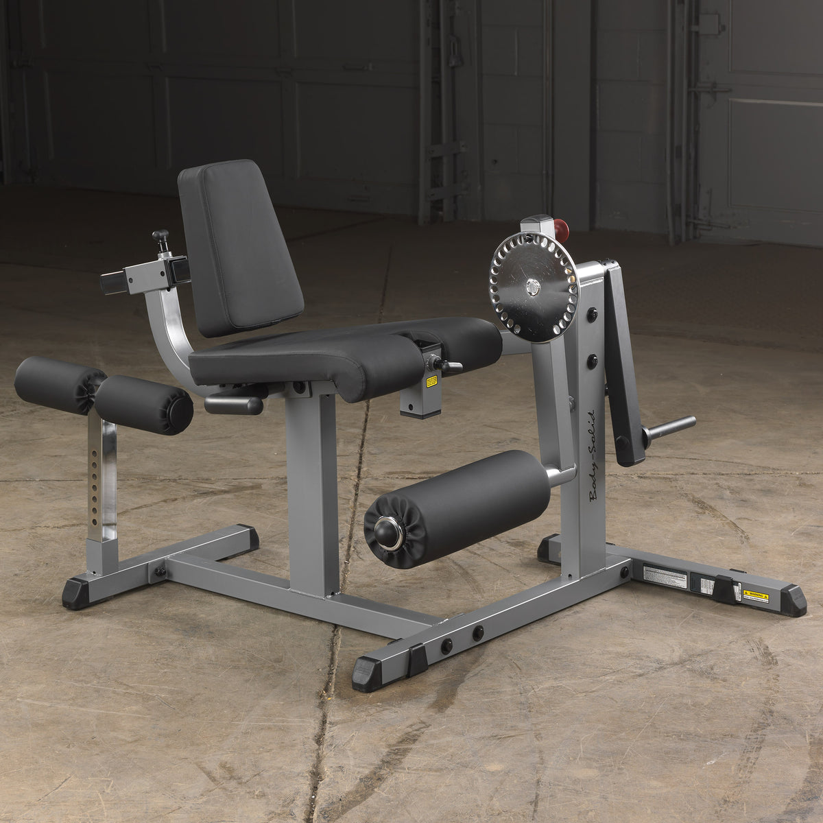 Body-Solid Cam Series Seated Leg Extension &amp; Curl Machine (Black Finish)