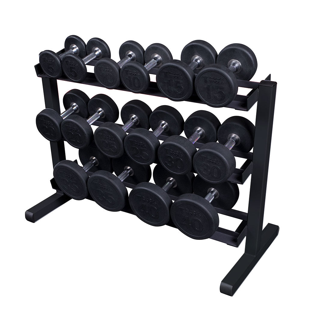 Body-Solid 3-Tier Dumbbell Rack (Black Finish)