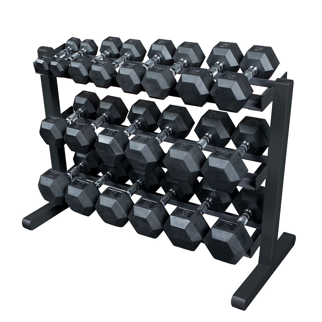 Body-Solid 3-Tier Dumbbell Rack (Black Finish)