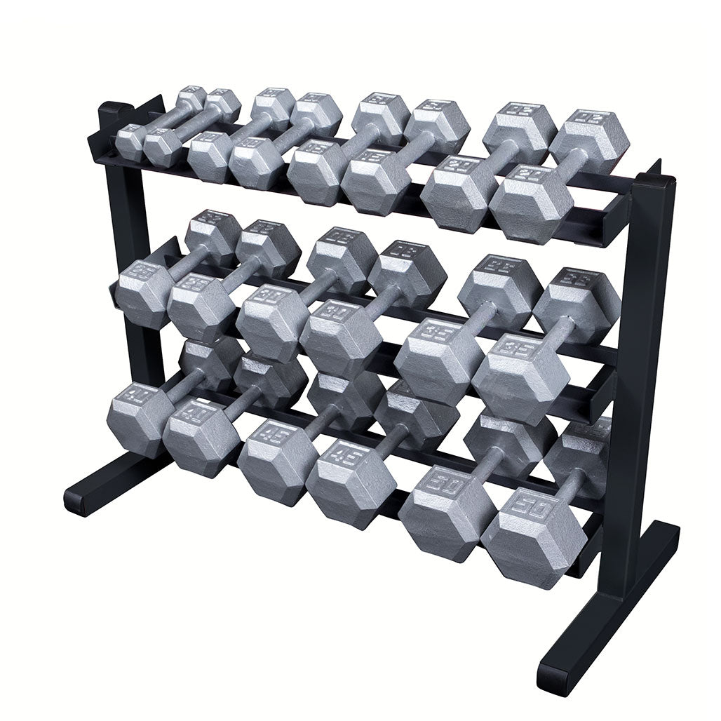 Body-Solid 3-Tier Dumbbell Rack (Black Finish)