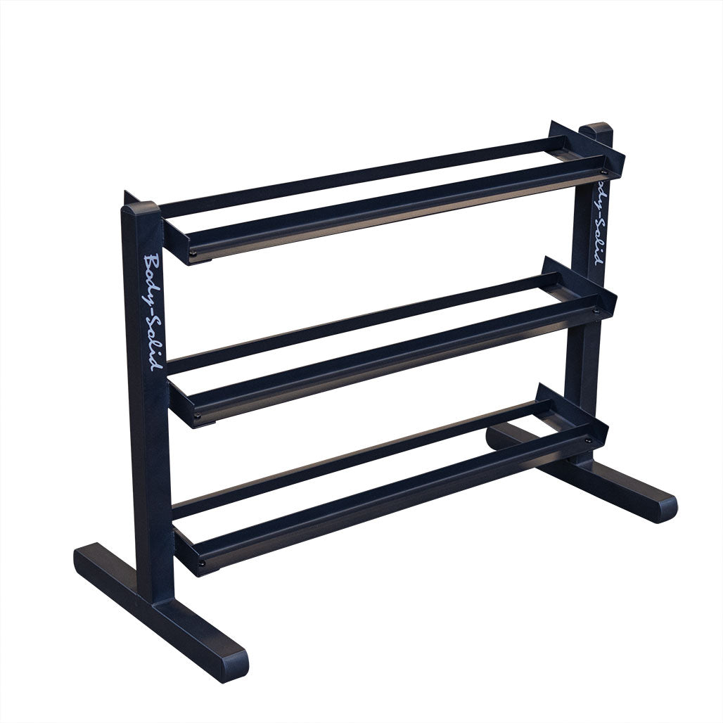 Body-Solid 3-Tier Dumbbell Rack (Black Finish)