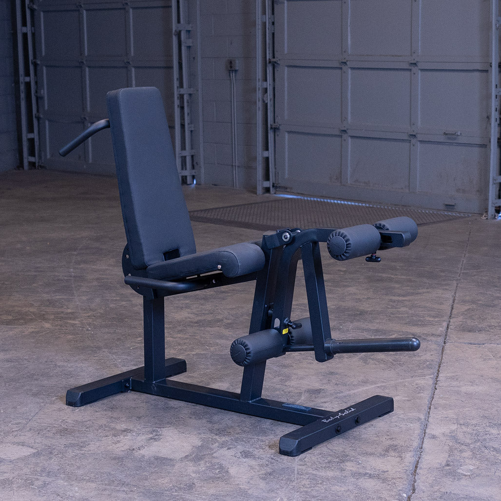Body-Solid GLCE365B leg extension &amp; curl machine – front three-quarter view