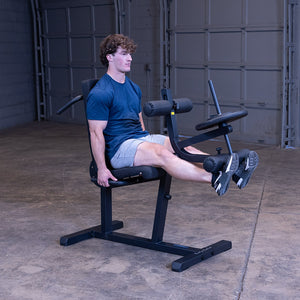 Body-Solid GLCE365B – seated leg extension, legs fully extended