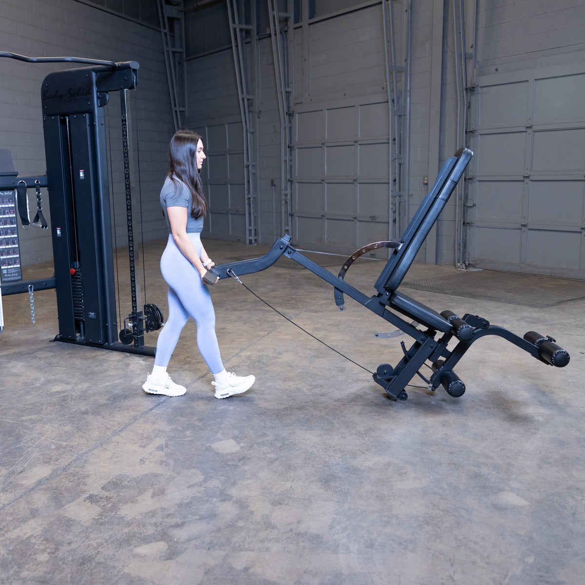 Body-Solid Leg Extension/Curl Bench Attachment