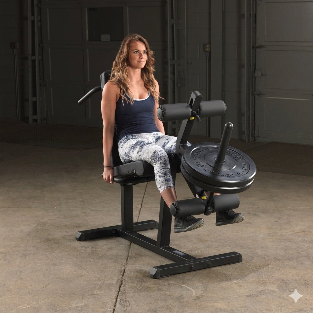 Body-Solid Leg Extension & Curl Machine (Black Finish)