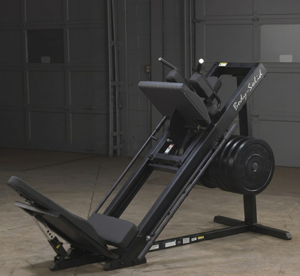 Body-Solid Leg Press / Hack Squat (Black Finish)