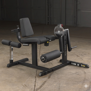 Body-Solid Cam Series Seated Leg Extension & Curl Machine (Black Finish)