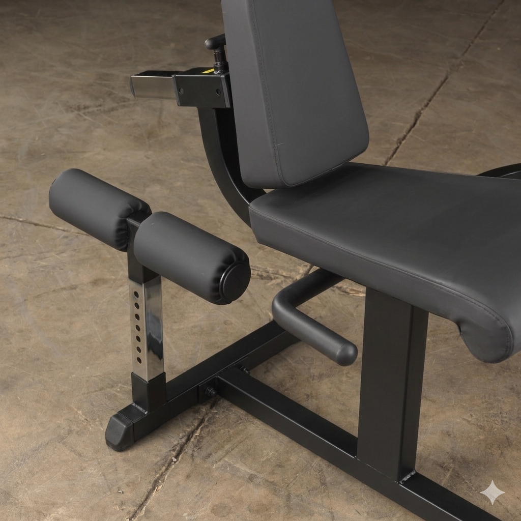 Body-Solid Cam Series Seated Leg Extension &amp; Curl Machine (Black Finish)