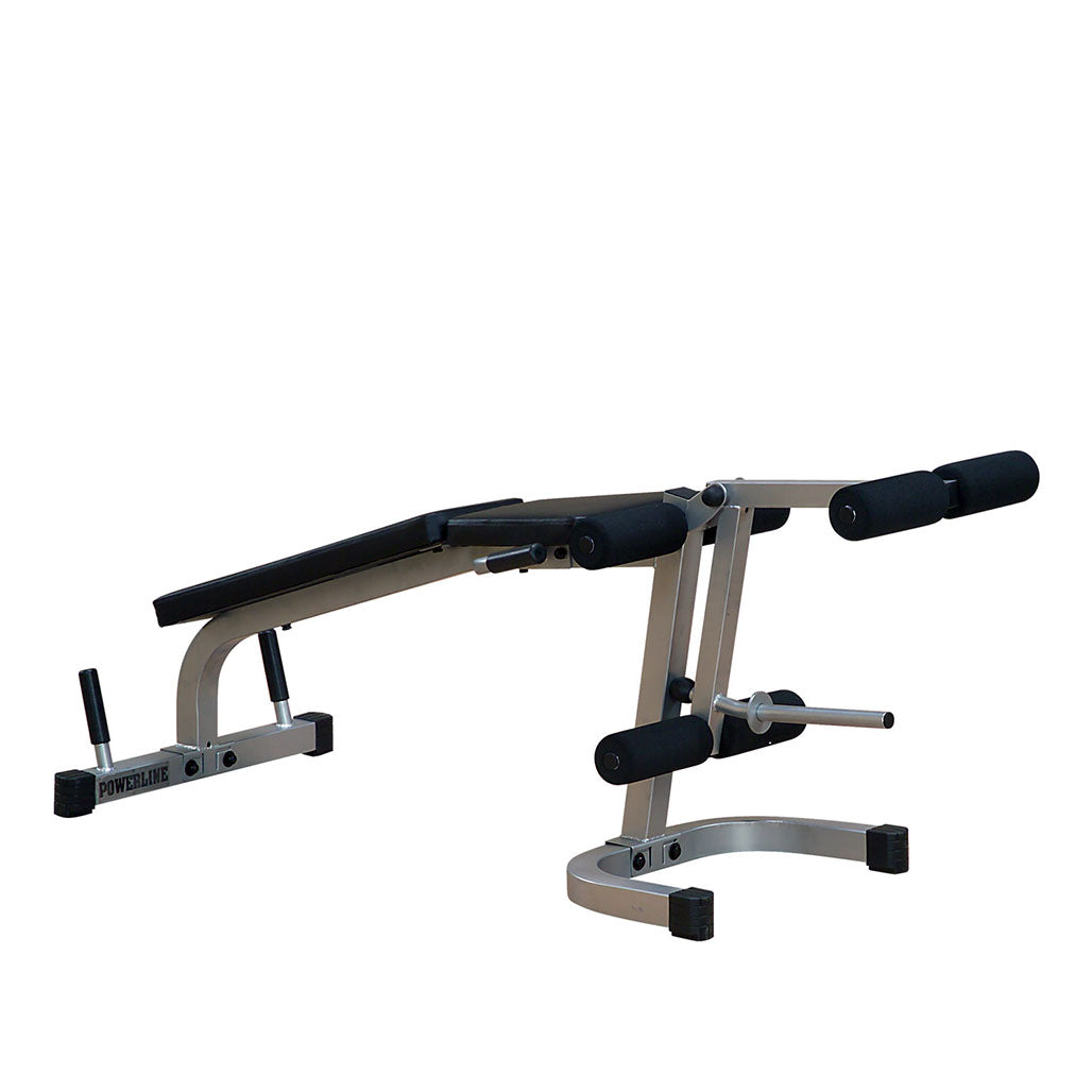 Powerline PLCE165X leg extension and curl machine, front view