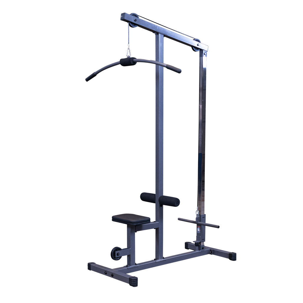 Powerline PLM180X Lat Machine on a white background