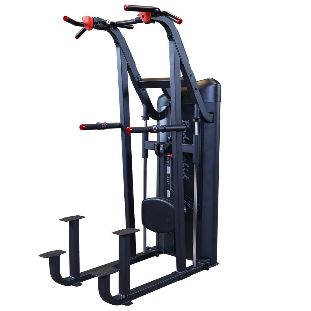 Body-Solid S2ACDX Series 2 Weight-Assisted Pull-up / Dip Machine on a white background