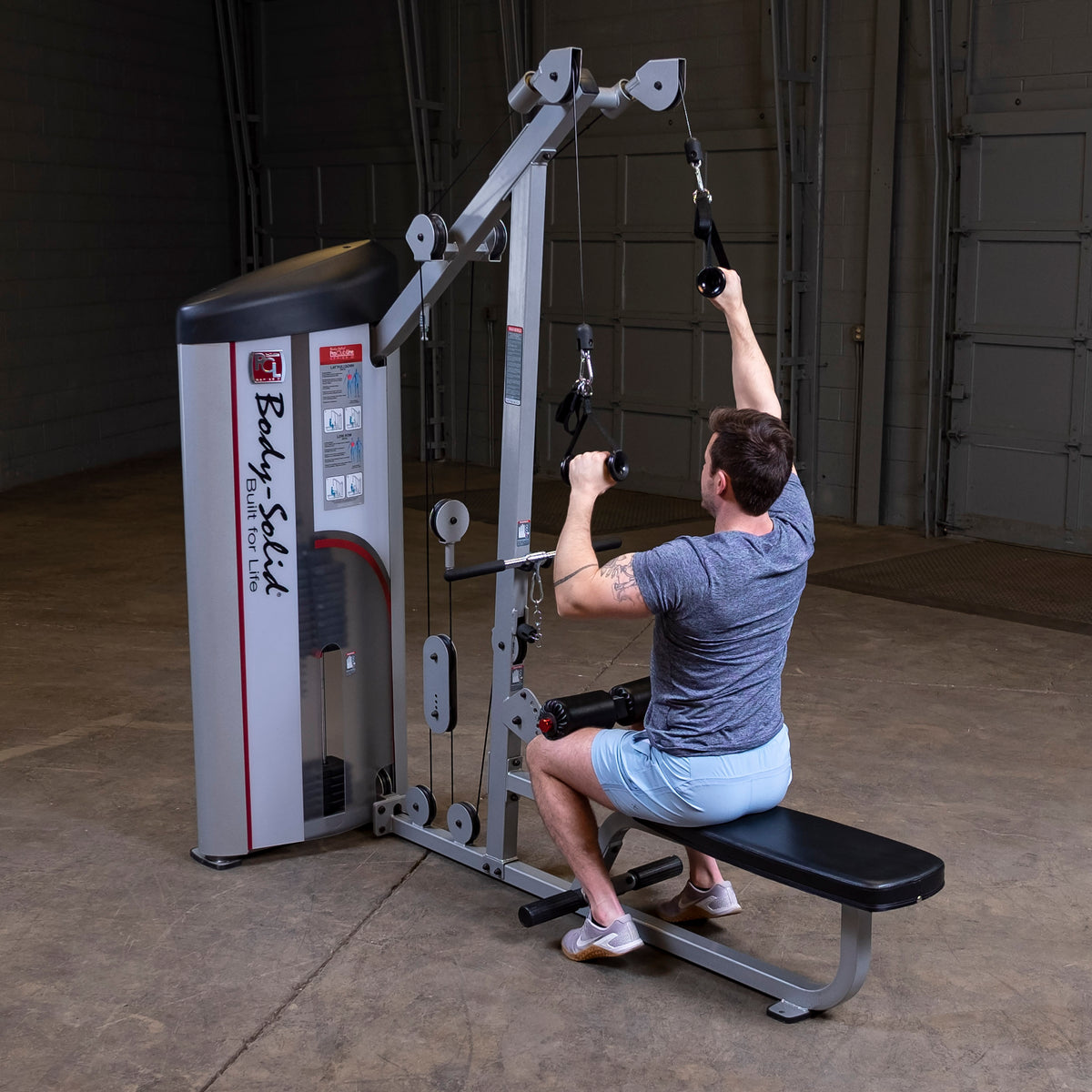 Body-Solid S2LAT Series 2 — five-position leg hold-down