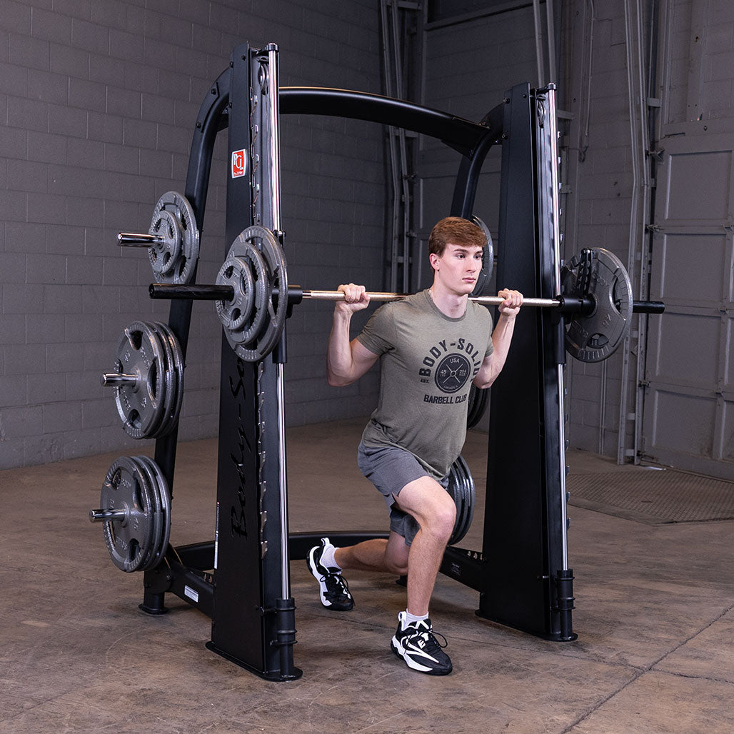 Body-Solid SCB1000B Counterbalanced Smith Machine — lunge