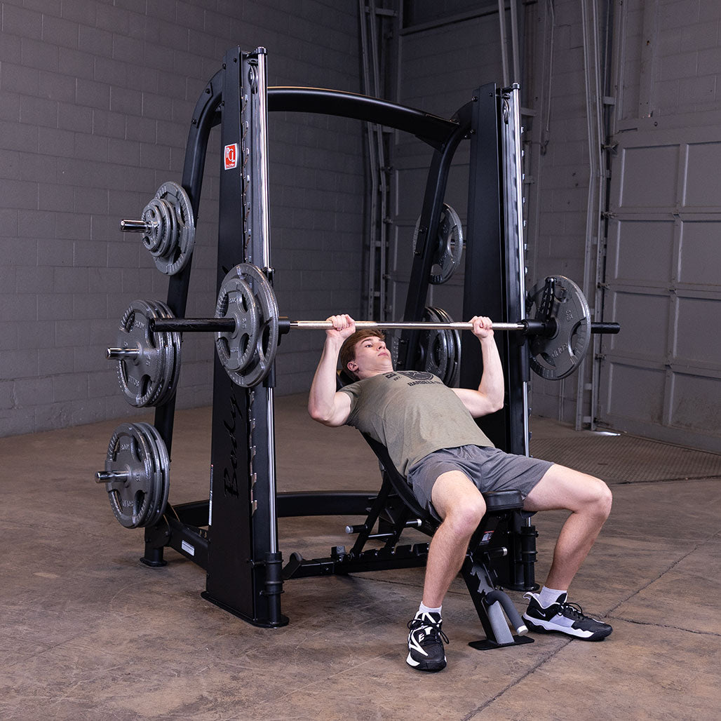 Body-Solid SCB1000B Counterbalanced Smith Machine — incline bench press (bench sold separately)
