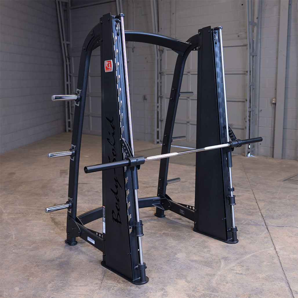 Body-Solid SCB1000B Pro ClubLine Counterbalanced Smith Machine, front three-quarter view
