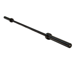 Body-Solid OB86B 7 ft black oxide Olympic barbell on a white background